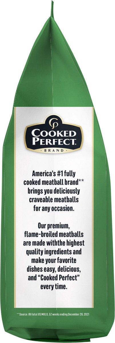 slide 8 of 10, Cooked Perfect Italian Style Meatballs, ½ oz, 13 oz