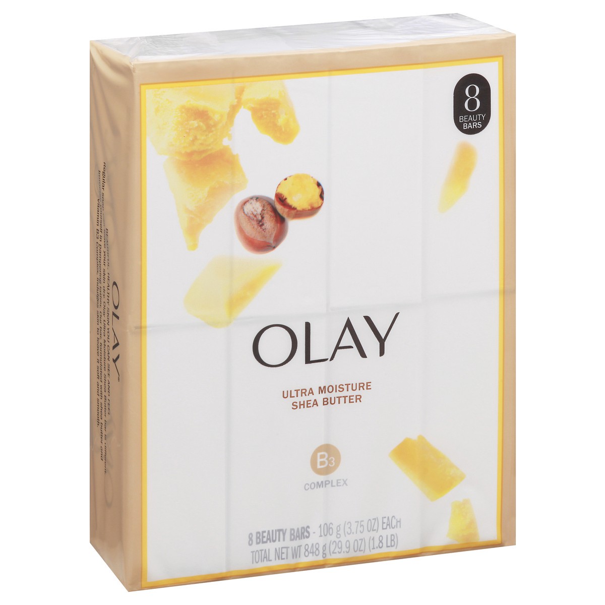 slide 10 of 14, Olay Moisture Outlast Ultra Moisture Shea Butter Beauty Bar, 8 ct; 3.75 oz