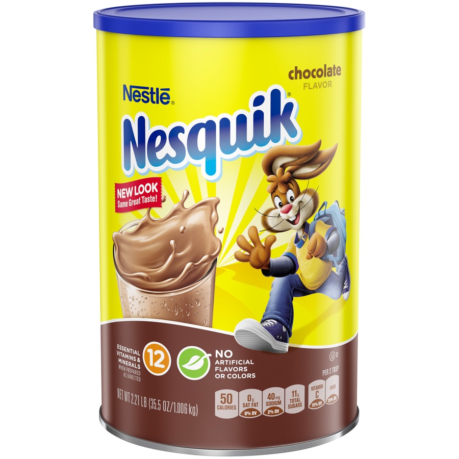 slide 1 of 6, Nesquik Nestle Nesquik Chocolate Powder, 35.5 Ounce, 35.5 oz