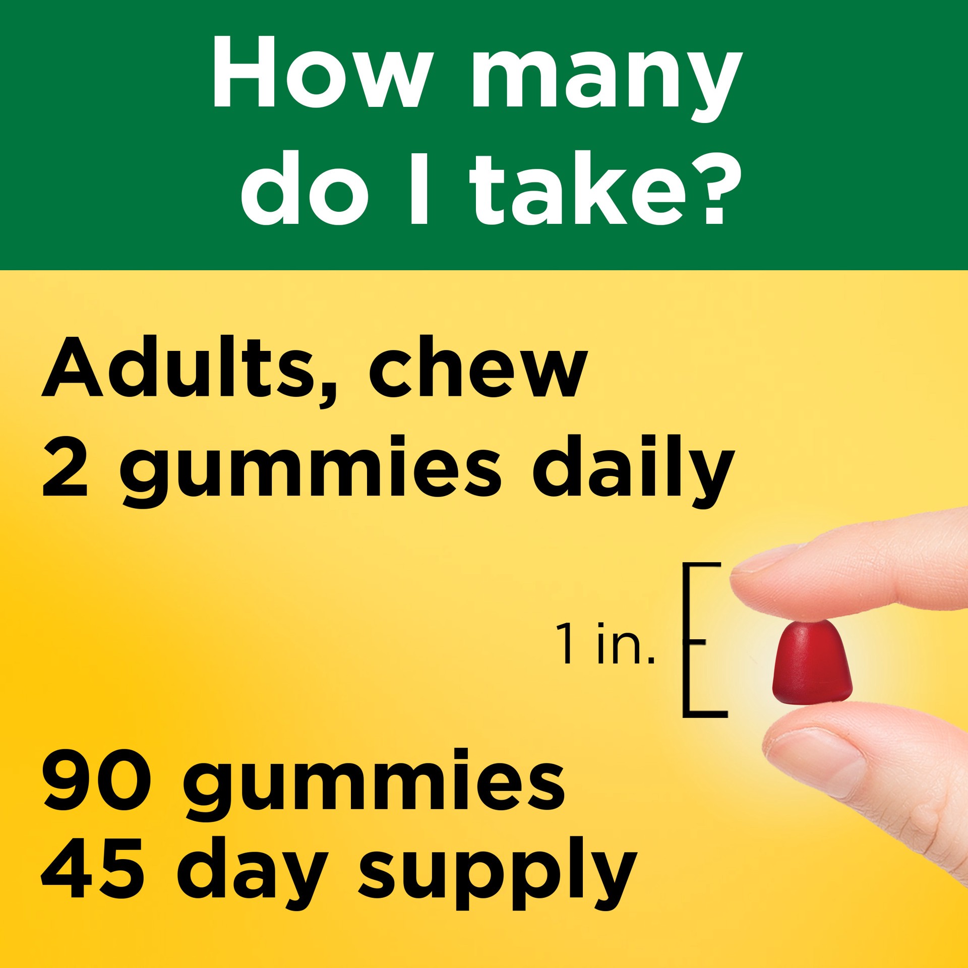 slide 6 of 8, Nature Made Multivitamin Gummies, Dietary Supplement for Daily Nutritional Support, 90 Gummy Vitamins and Minerals, 45 Day Supply, 90 ct