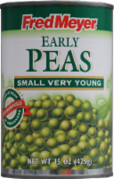 slide 1 of 1, Fred Meyer Small Early Peas, 15 oz