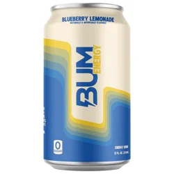 Bum Energy Blueberry Lemonade Energy Drink 12 fl oz