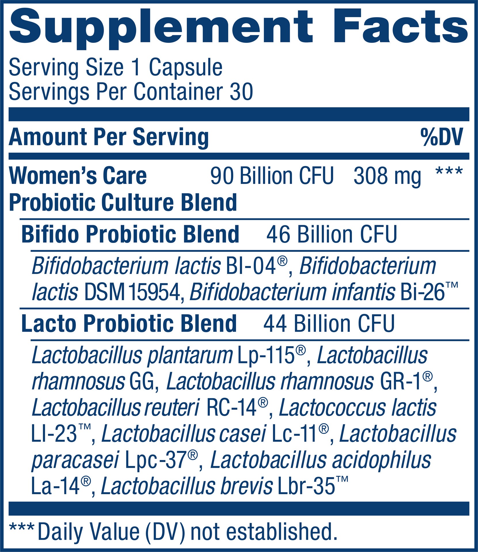 slide 2 of 5, Renew Life Women's Probiotic Supplement, 30 Vegetarian Capsules, 90 Billion CFU, 1 ct