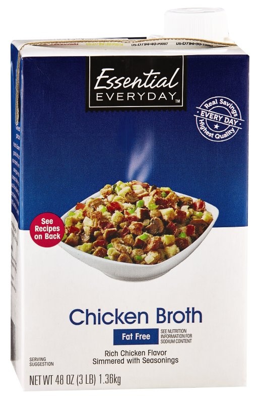 Essential Everyday Fat Free Chicken Broth 48 oz Shipt