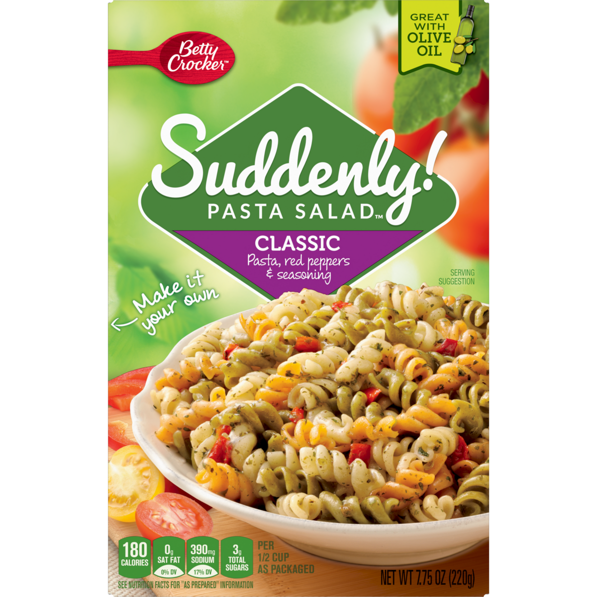 slide 1 of 13, Betty Crocker Suddenly! Classic Pasta Salad 7.75 oz, 7.75 oz