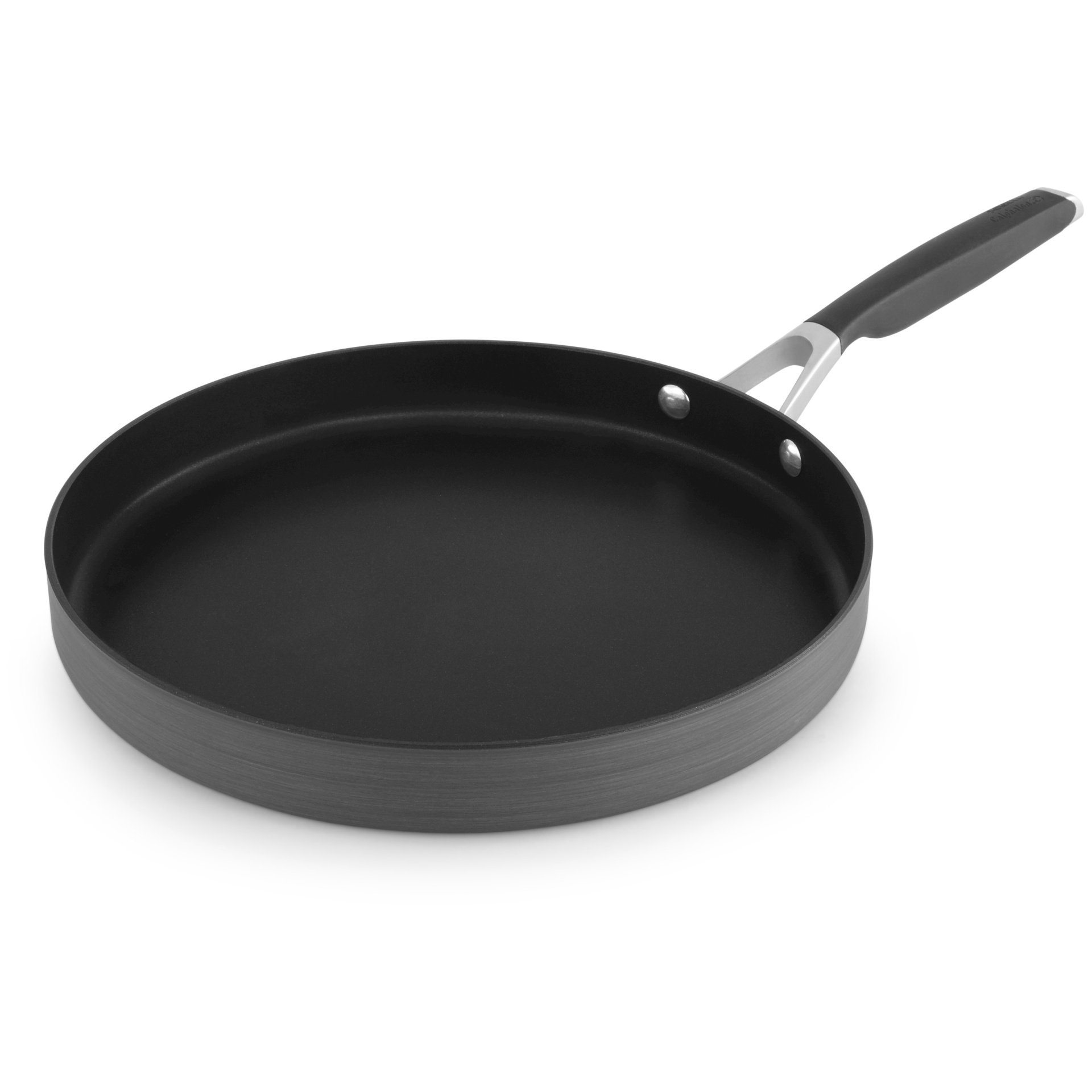 slide 1 of 4, Select by Calphalon 12" Hard-Anodized Non-Stick Round Griddle, 1 ct