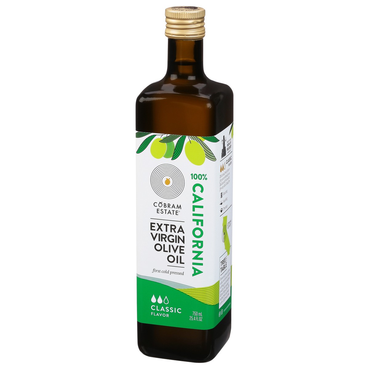 slide 5 of 9, Cobram Estate Extra Virgin California Classic Flavor Olive Oil 25.4 fl oz, 750 ml