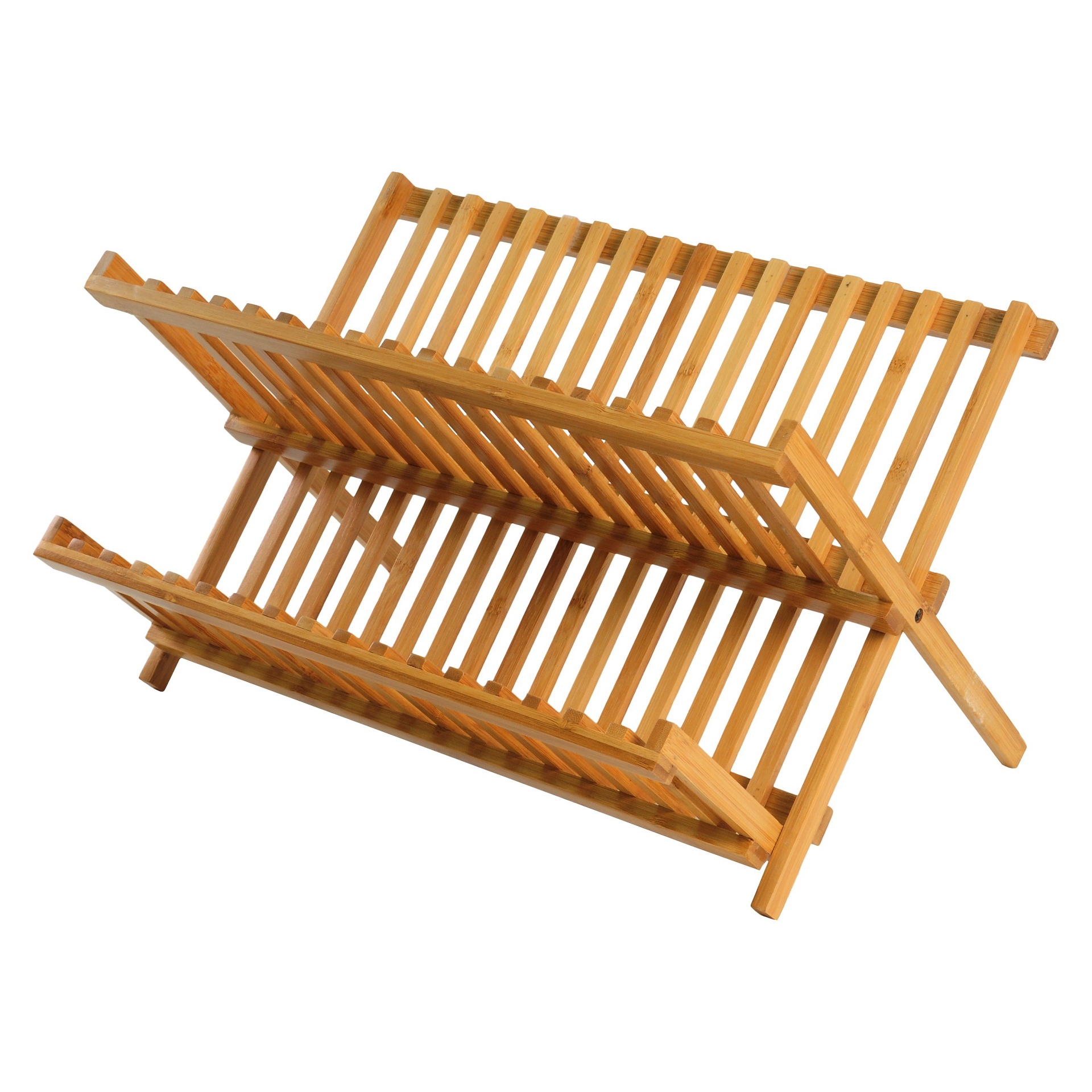 slide 1 of 1, Bamboo Dish Drying Rack - Threshold, 1 ct