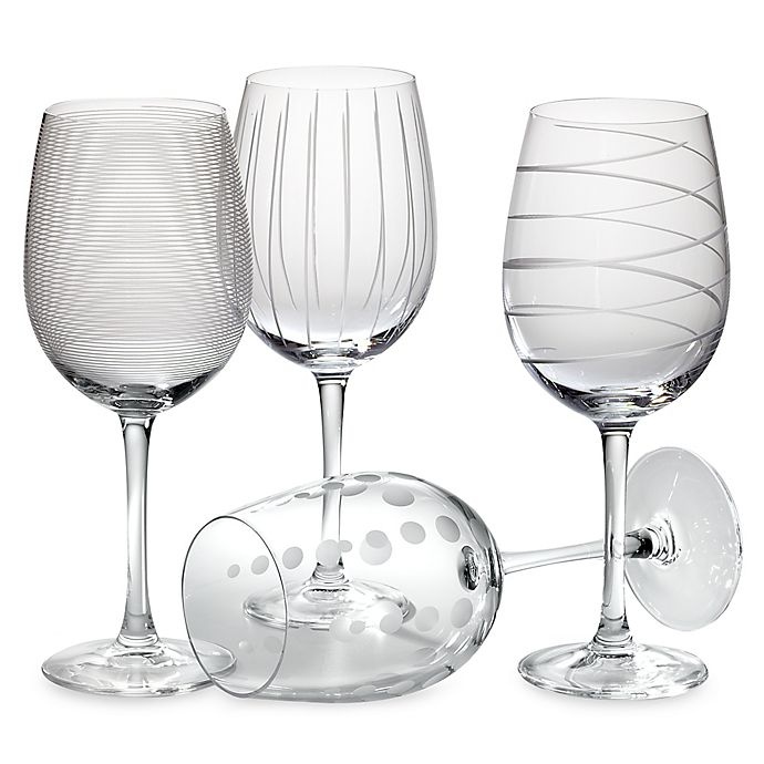 slide 1 of 1, Mikasa Cheers White Wine Glasses, 4 ct; 16 oz