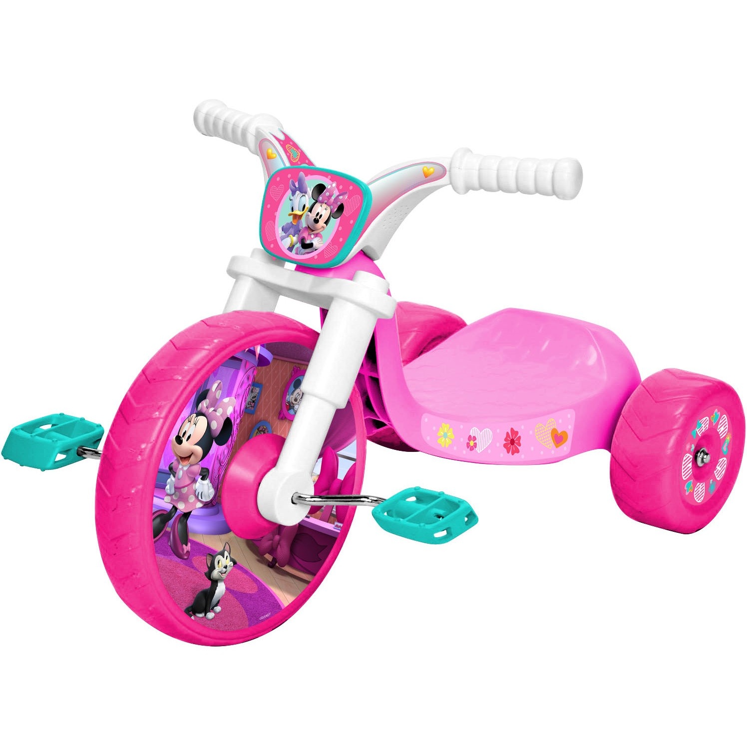 slide 1 of 3, Disney Minnie Mouse Junior Fly Wheel Cruiser Tricycle - Pink, 1 ct