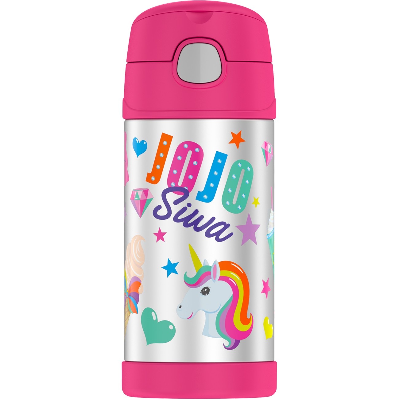 Thermos 12oz Funtainer Water Bottle with Bail Handle - Jojo Siwa