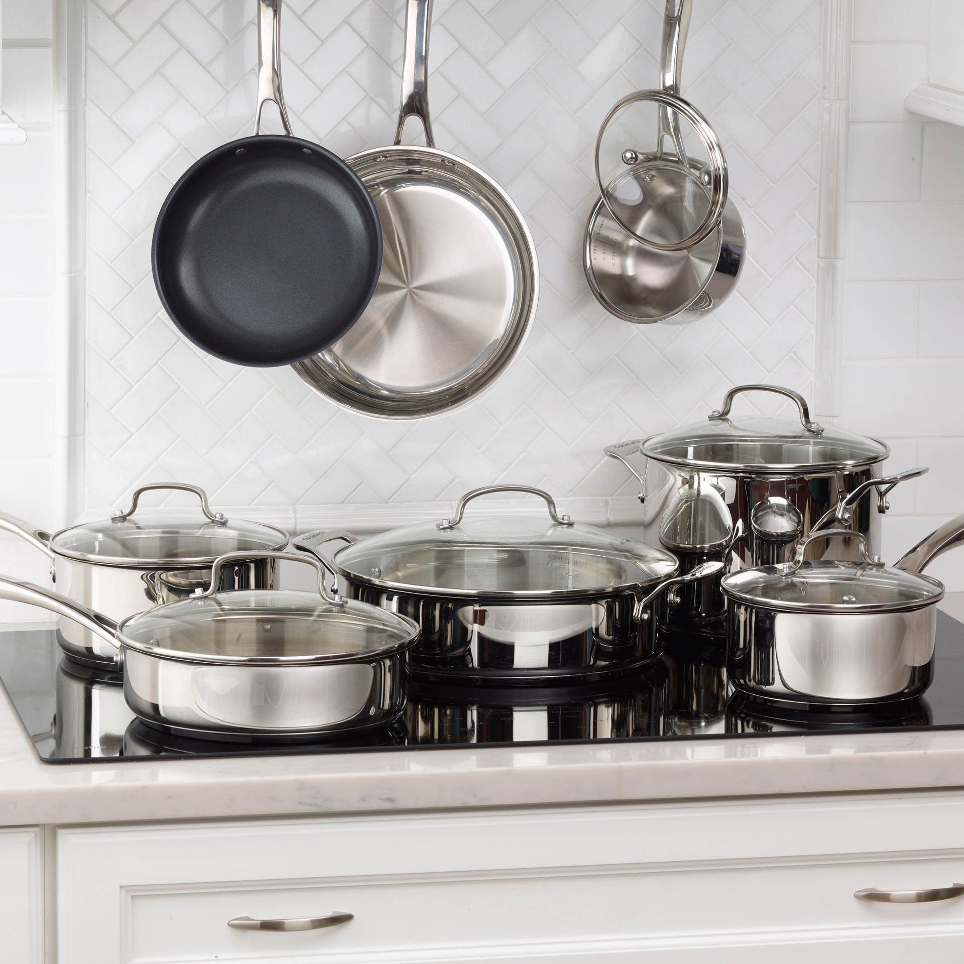 slide 1 of 3, Cuisinart 14pc Stainless Steel Cookware Set - 83-14, 14 ct