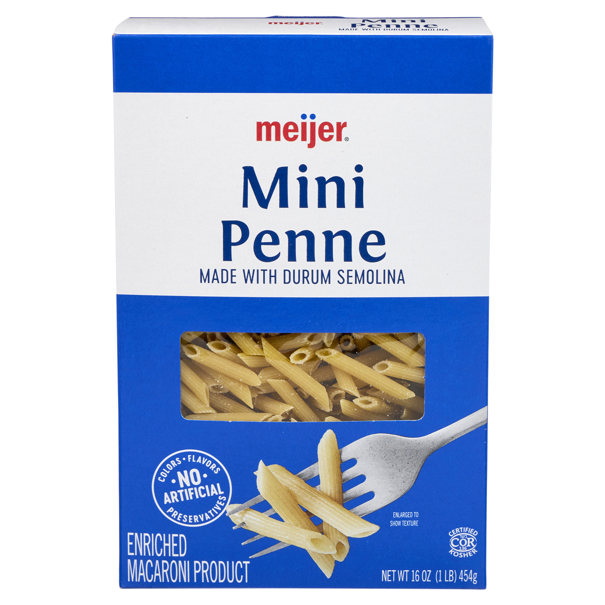 slide 1 of 3, Meijer Pasta Mini Penne, 16 oz