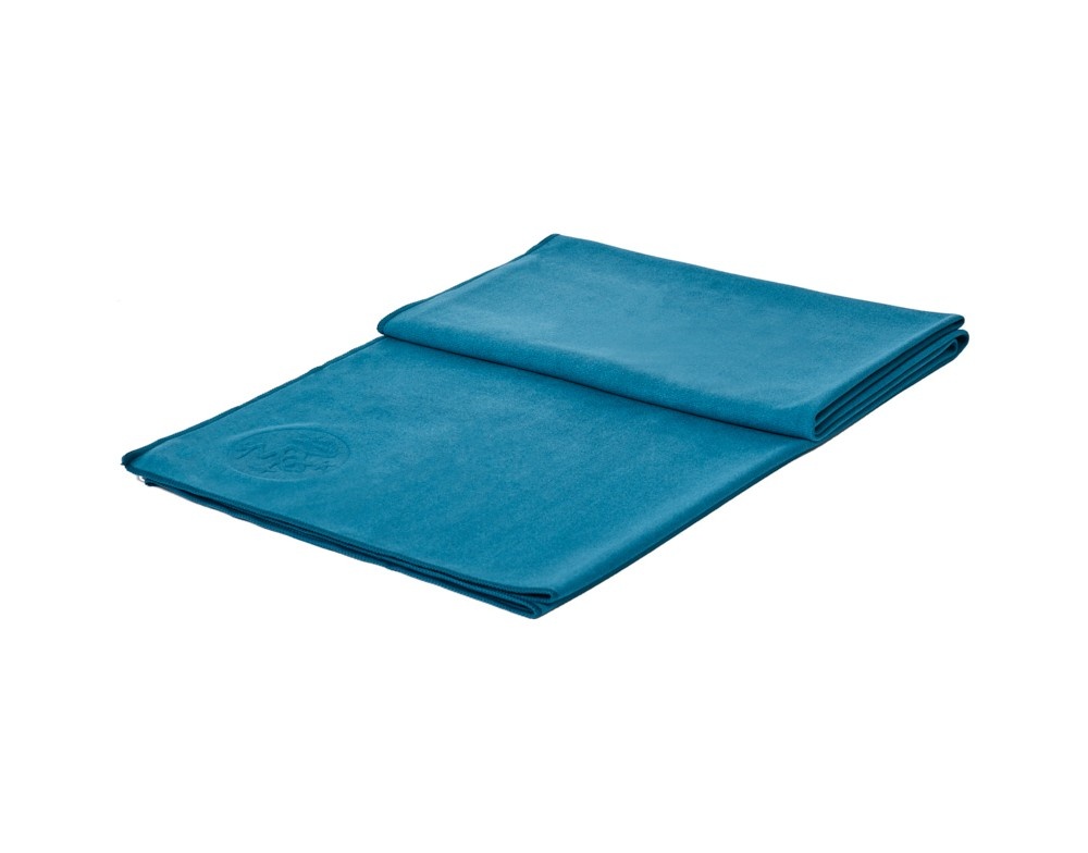 slide 3 of 5, Manduka Welcome Yoga Mat Towel - Maldive, 1 ct