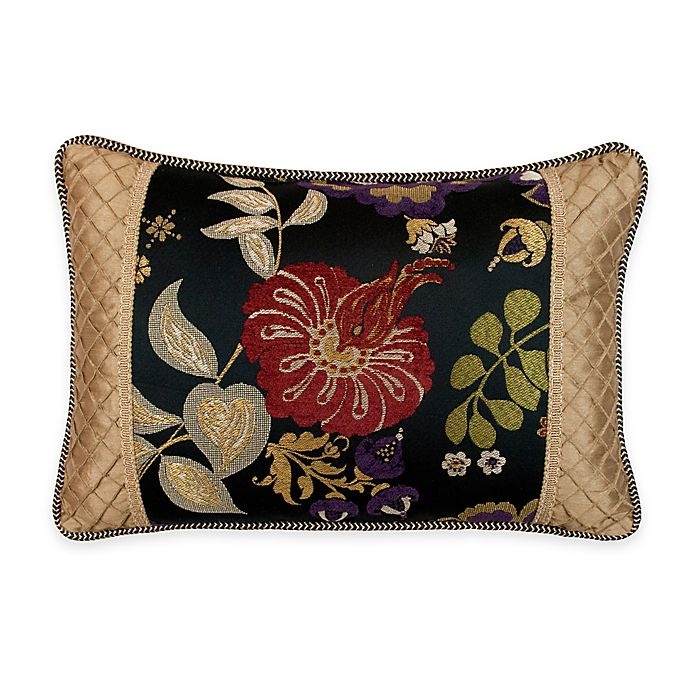 slide 1 of 1, Austin Horn Classics Escapade Boudoir Throw Pillow - Black, 1 ct