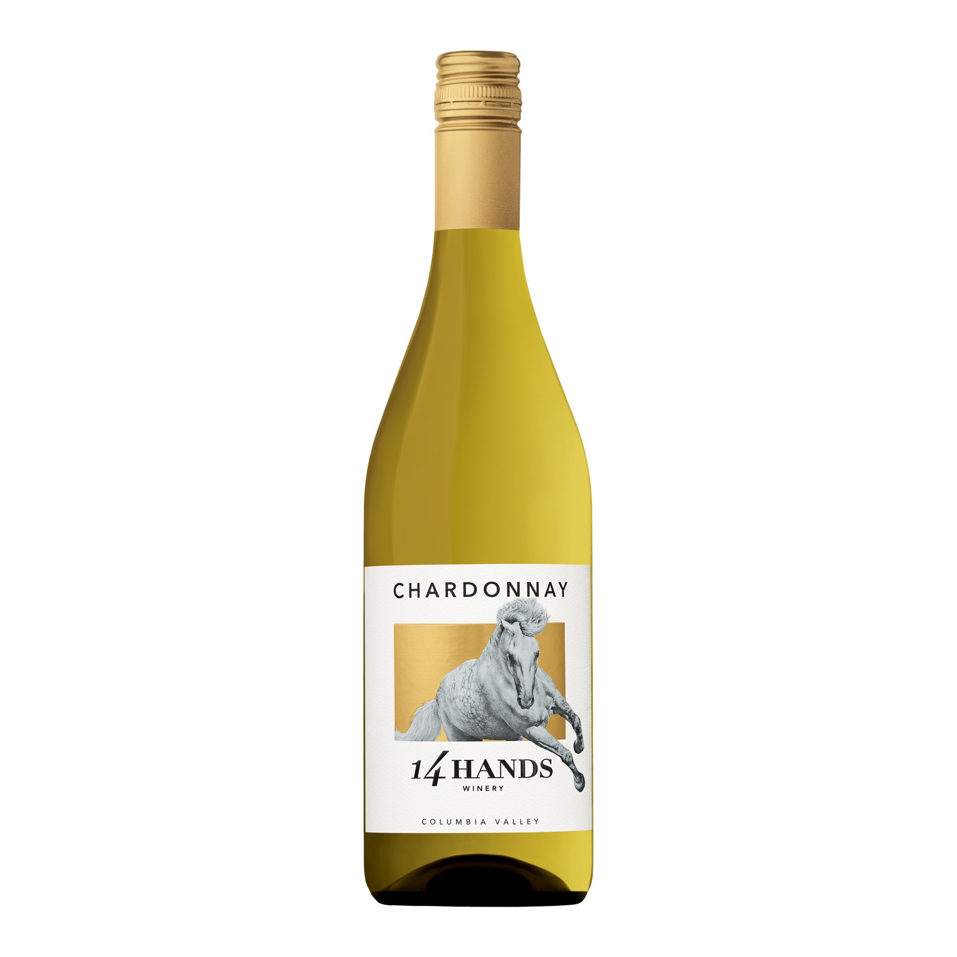 slide 1 of 6, 14 Hands Chardonnay, White Wine, 750 mL Bottle, 750 ml