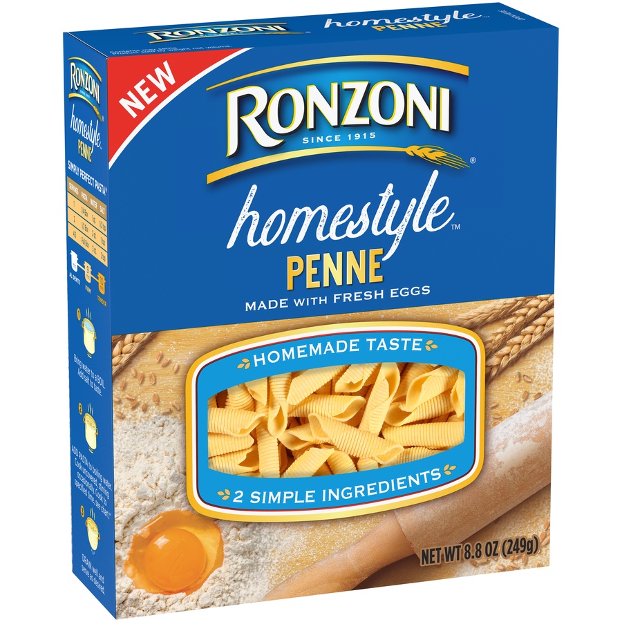 slide 2 of 8, Ronzoni Homestyle Penne, 8.8 oz