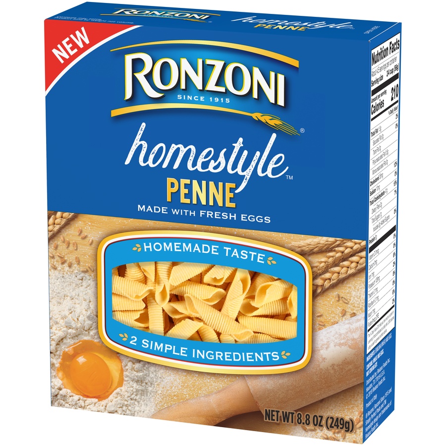 slide 3 of 8, Ronzoni Homestyle Penne, 8.8 oz