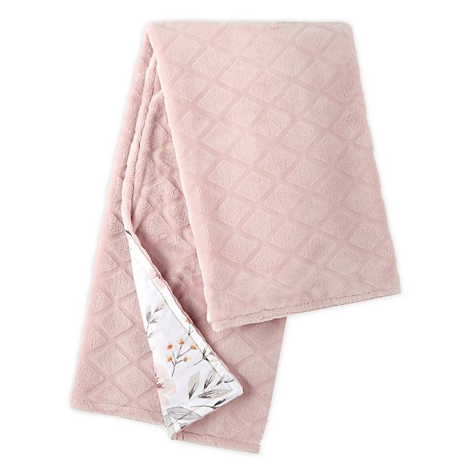 slide 1 of 2, Levtex Baby Adeline Stroller Blanket - Pink, 1 ct