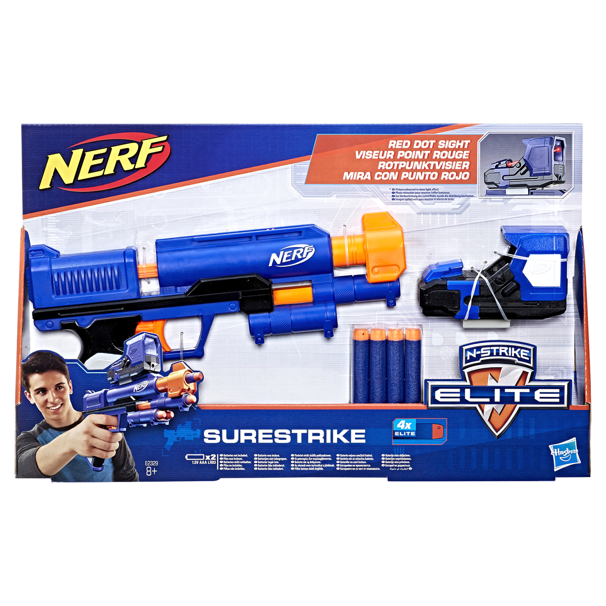 slide 4 of 7, Nerf N-Strike Elite Surestrike, 1 ct