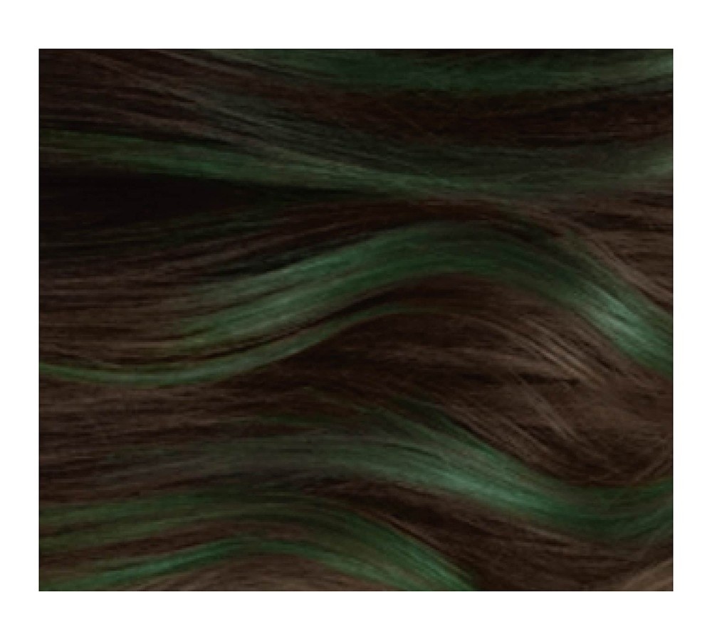 slide 4 of 6, L'Oréal Colorista Hair Makeup 1-Day Hair Color, Green70 (For Brunettes), 1 fl oz