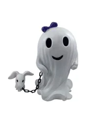 Holiday Home Halloween Ghost With Dog Garden Decor