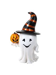 Holiday Home® Halloween Ghost With Pumpkin Garden Decor