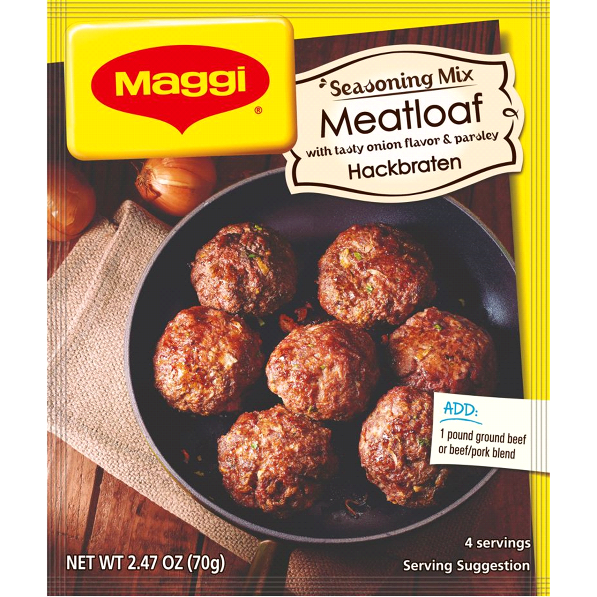 slide 1 of 1, Maggi Hackbraten Mix Seasoning, 2.47 oz