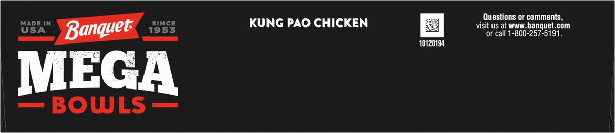 slide 6 of 11, Banquet Mega Bowls Kung Pao Chicken 13.5 oz, 13.5 oz