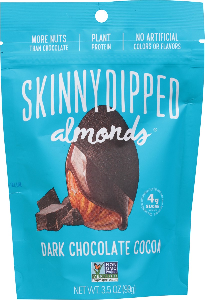slide 13 of 13, SkinnyDipped Dark Chocolate Cocoa Almonds 3.5 oz, 3.5 oz