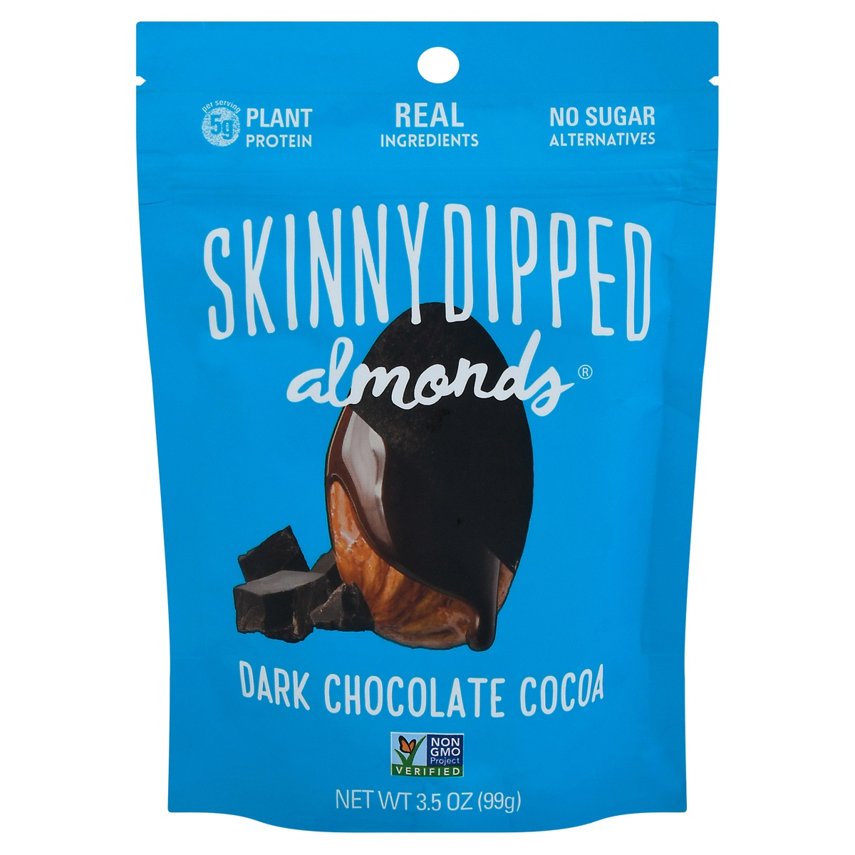 slide 1 of 10, SkinnyDipped Dark Chocolate Cocoa Almonds - 3.5oz, 3.5 oz