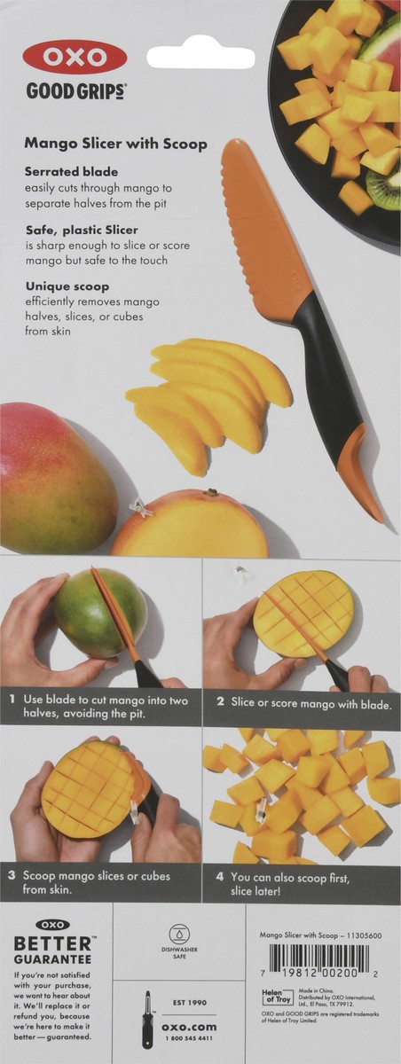 slide 8 of 9, OXO Mango Slicer with Scoop 1 ea, 1 ea