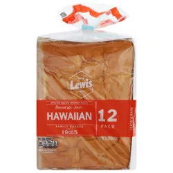 Lewis Bakeries Hawaiian Dinner Rolls, 12 oz, 12 Count