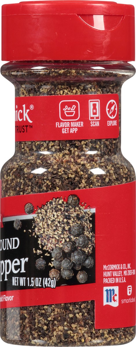 slide 4 of 7, McCormick Black Pepper - Coarse Ground, 1.5 oz