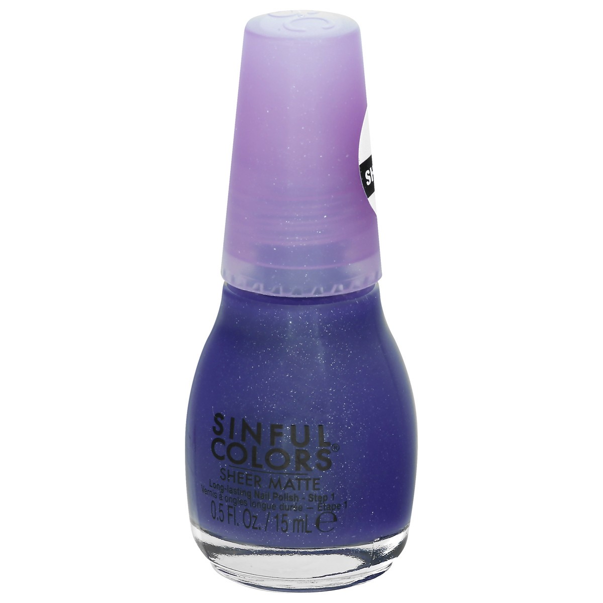 slide 6 of 9, Sinful Colors Sheer Matte Veiled in Violet 2752 Nail Polish 0.5 fl oz, 0.5 fl oz