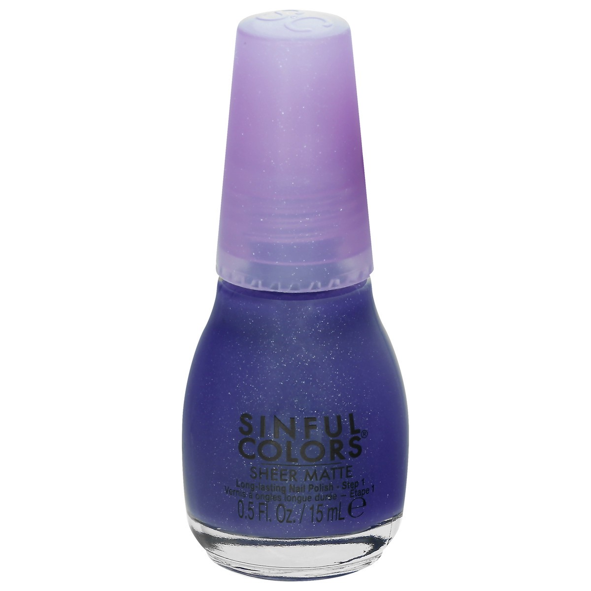 slide 9 of 9, Sinful Colors Sheer Matte Veiled in Violet 2752 Nail Polish 0.5 fl oz, 0.5 fl oz