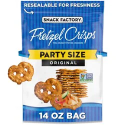 Snack Factory Original Pretzel Crisps, Non Gmo, 14 Oz