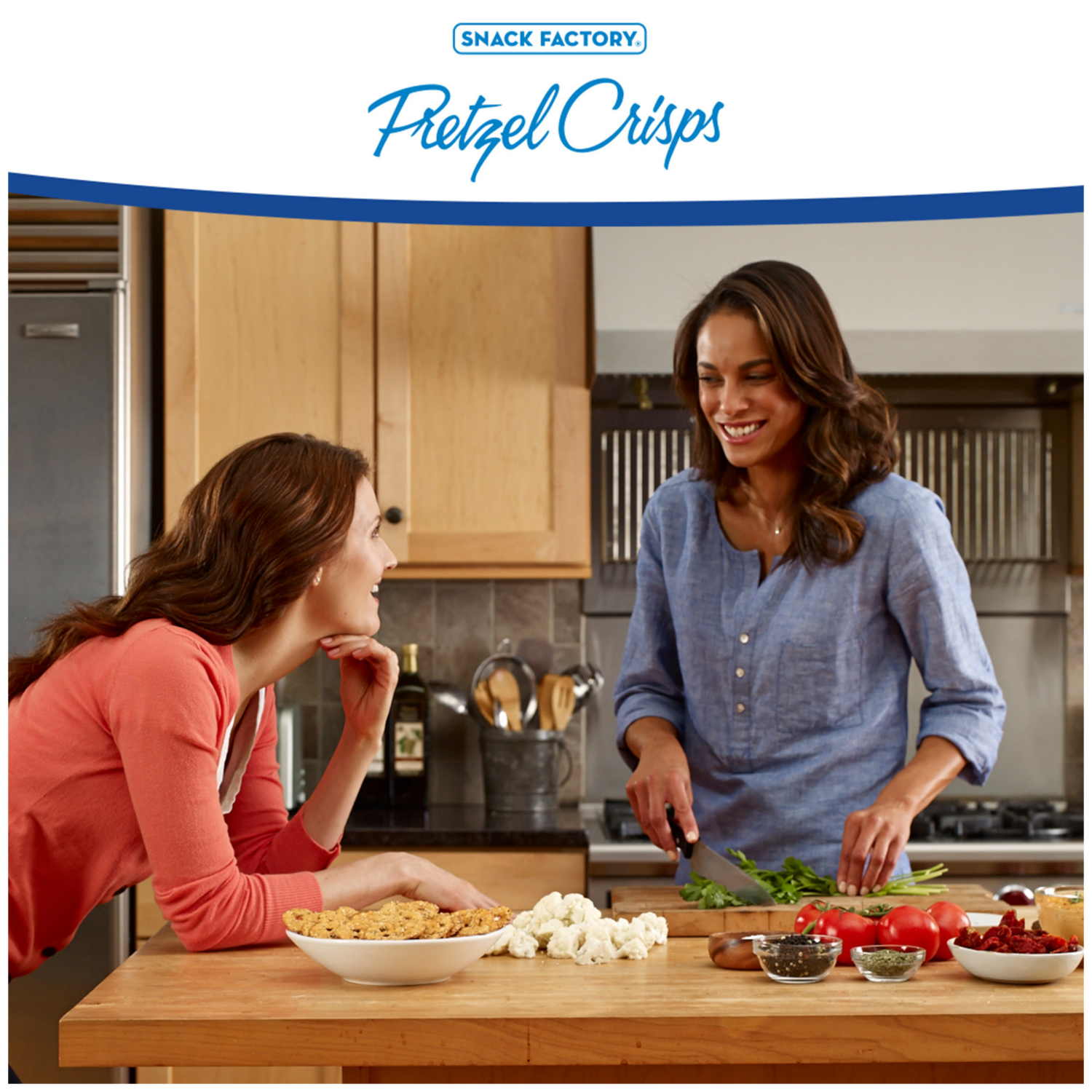 slide 6 of 7, Snack Factory Buffalo Wing Pretzel Crisps, 7.200 oz