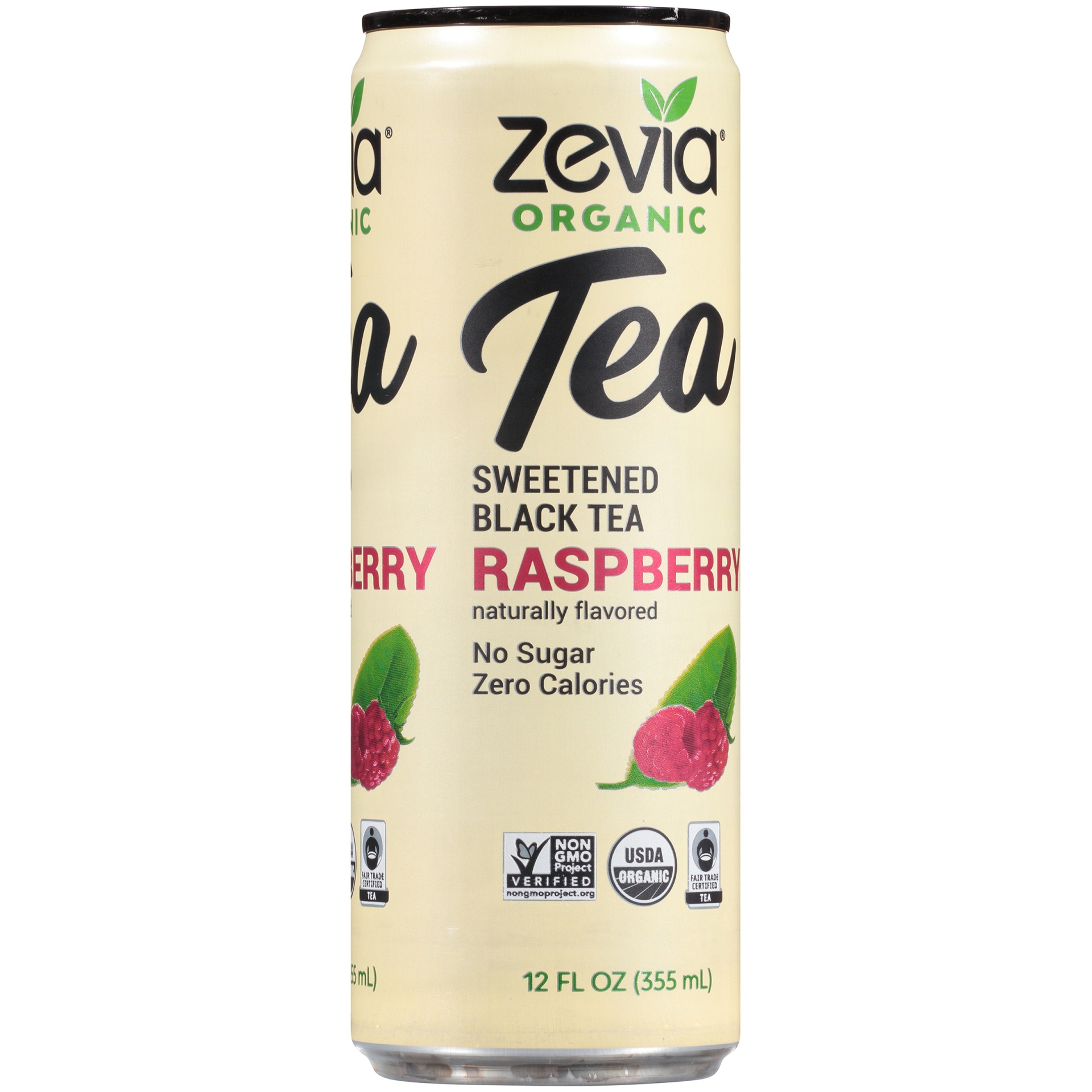 Zevia Organic Sweetened Black Tea Raspberry Flavored 12 fl oz Shipt