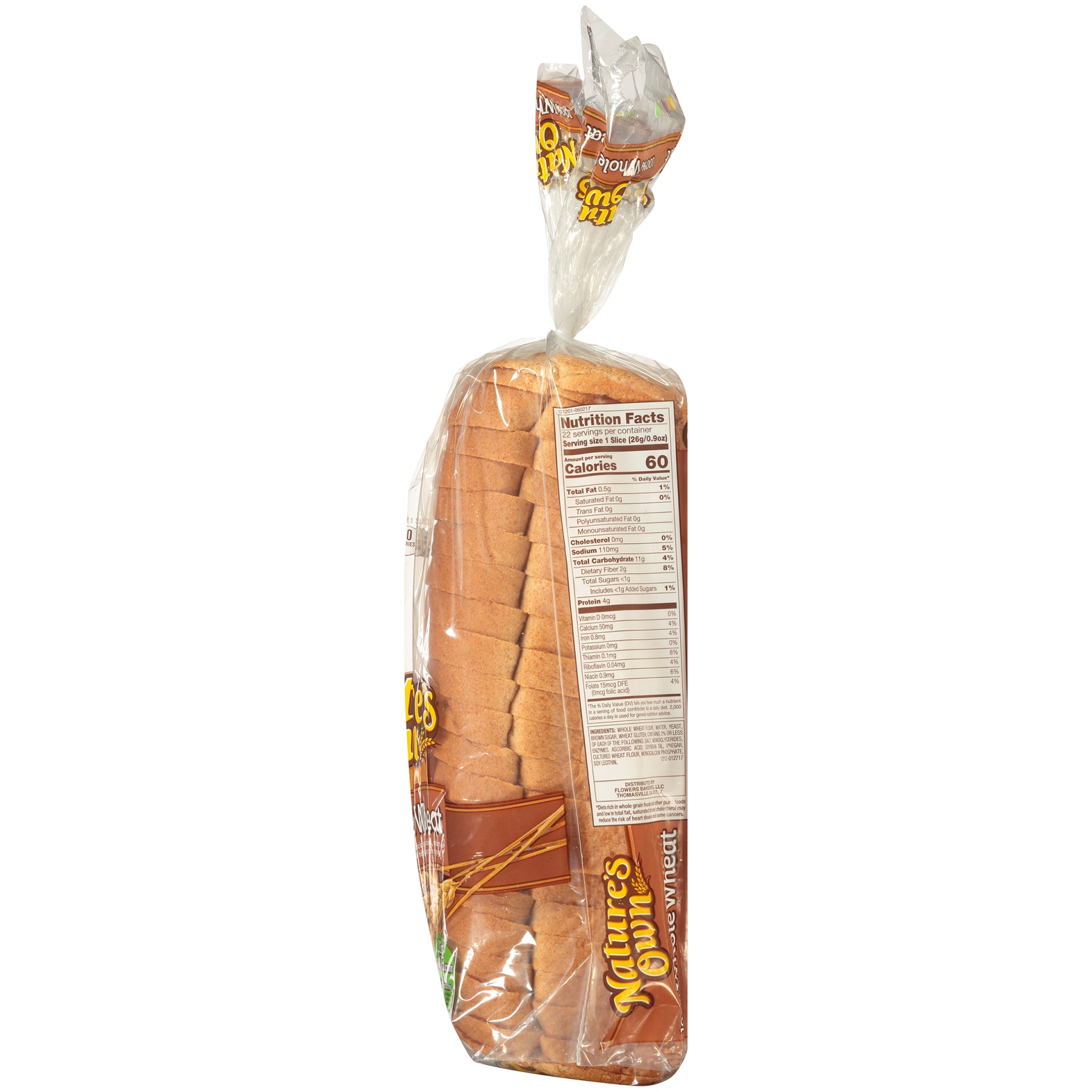 slide 8 of 8, Nature's Own® 100% Whole Wheat Bread 20 oz. Loaf, 20 oz