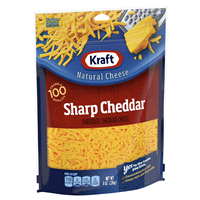 slide 2 of 13, Kraft Sharp Cheddar Shredded Cheese, 8 oz