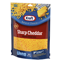 slide 4 of 13, Kraft Sharp Cheddar Shredded Cheese, 8 oz