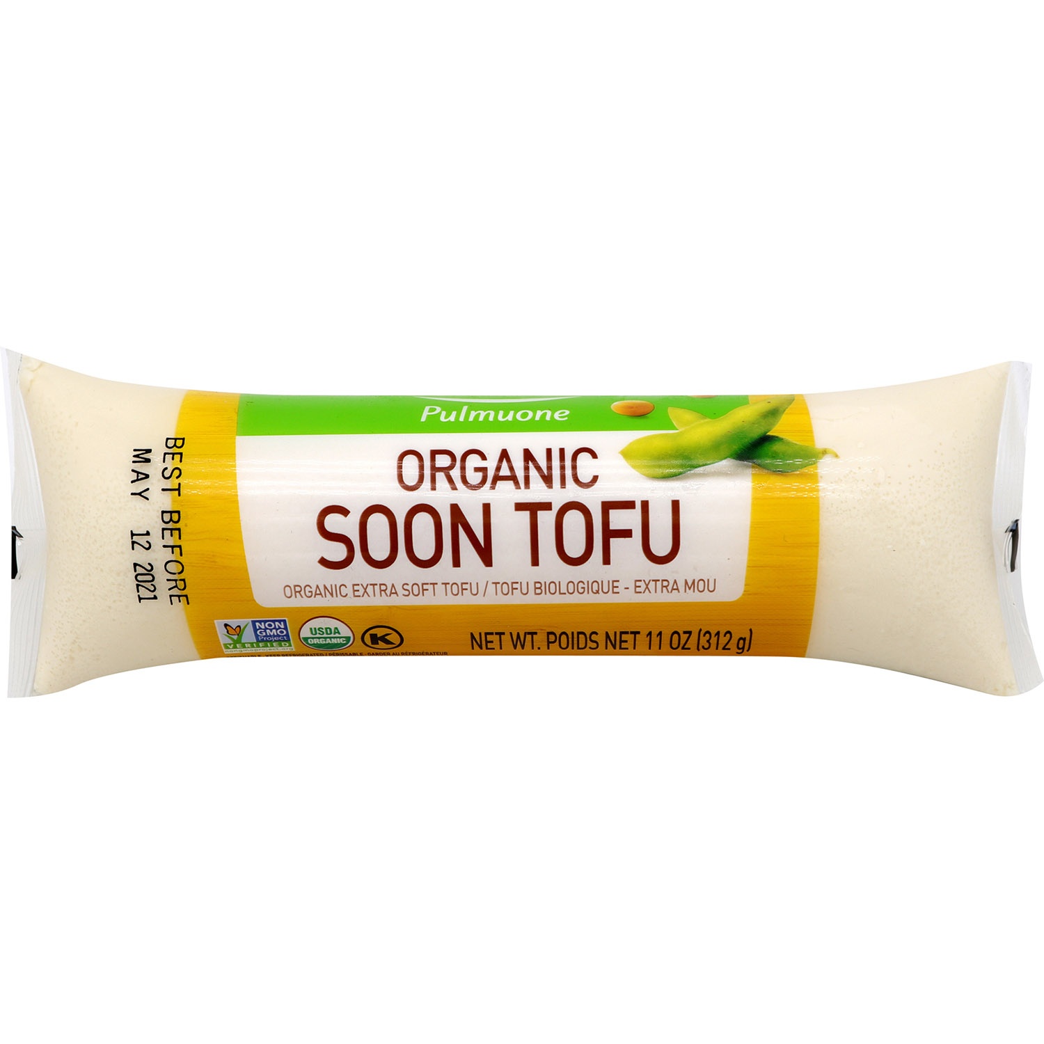 slide 1 of 1, Pulmuone Organic Tofu - Ex Soft (Tube), 10.5 oz