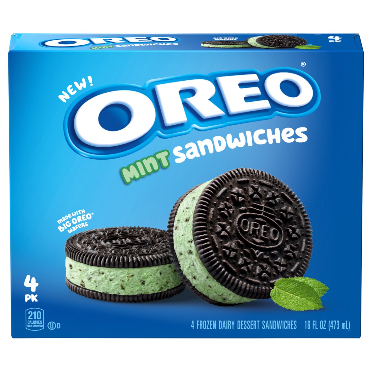 slide 10 of 13, OREO Mint Sandwiches, 4ct, 4 ct
