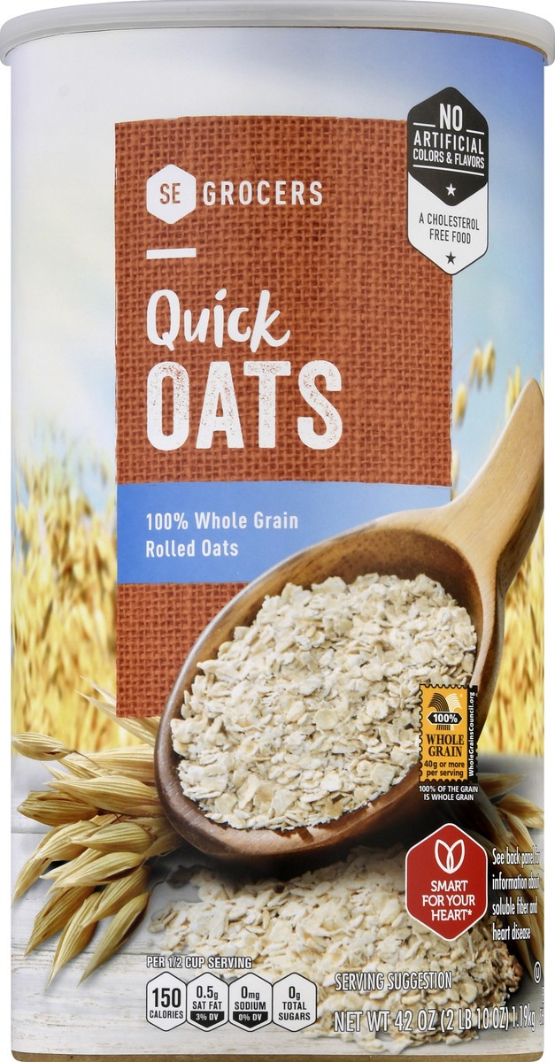 slide 2 of 11, Se Grocers Quick Oats, 42 oz