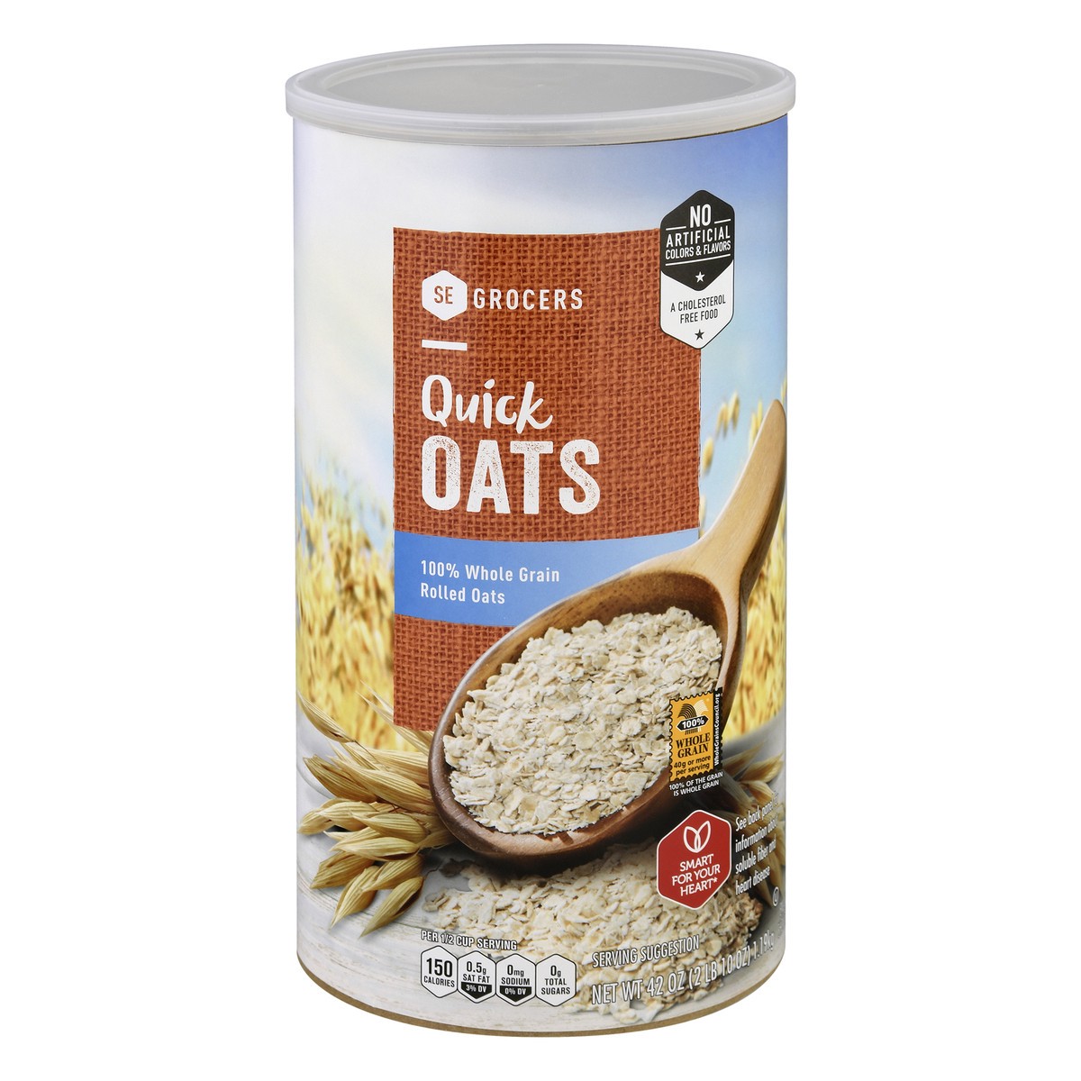 slide 8 of 11, Se Grocers Quick Oats, 42 oz