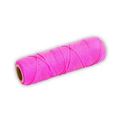 Marshalltown 250-ft Fluorescent Pink Braided Nylon Mason line String
