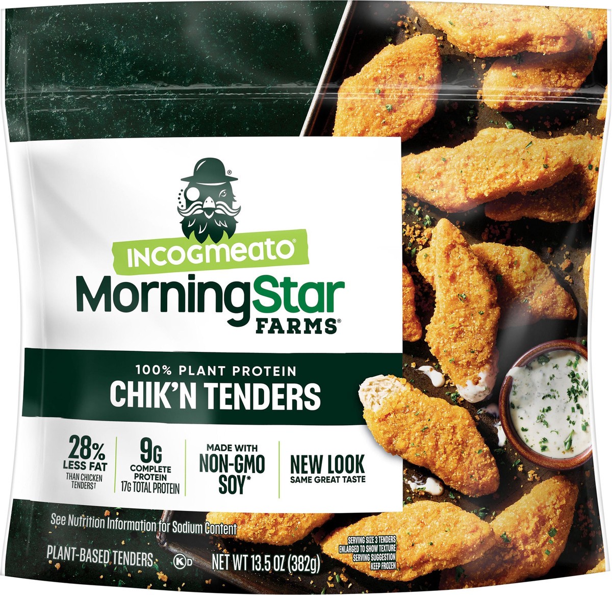 slide 7 of 13, MorningStar Farms Plant Based Chik'n Tenders, Vegan Meat, Homestyle, 13.5oz, 13.5 oz