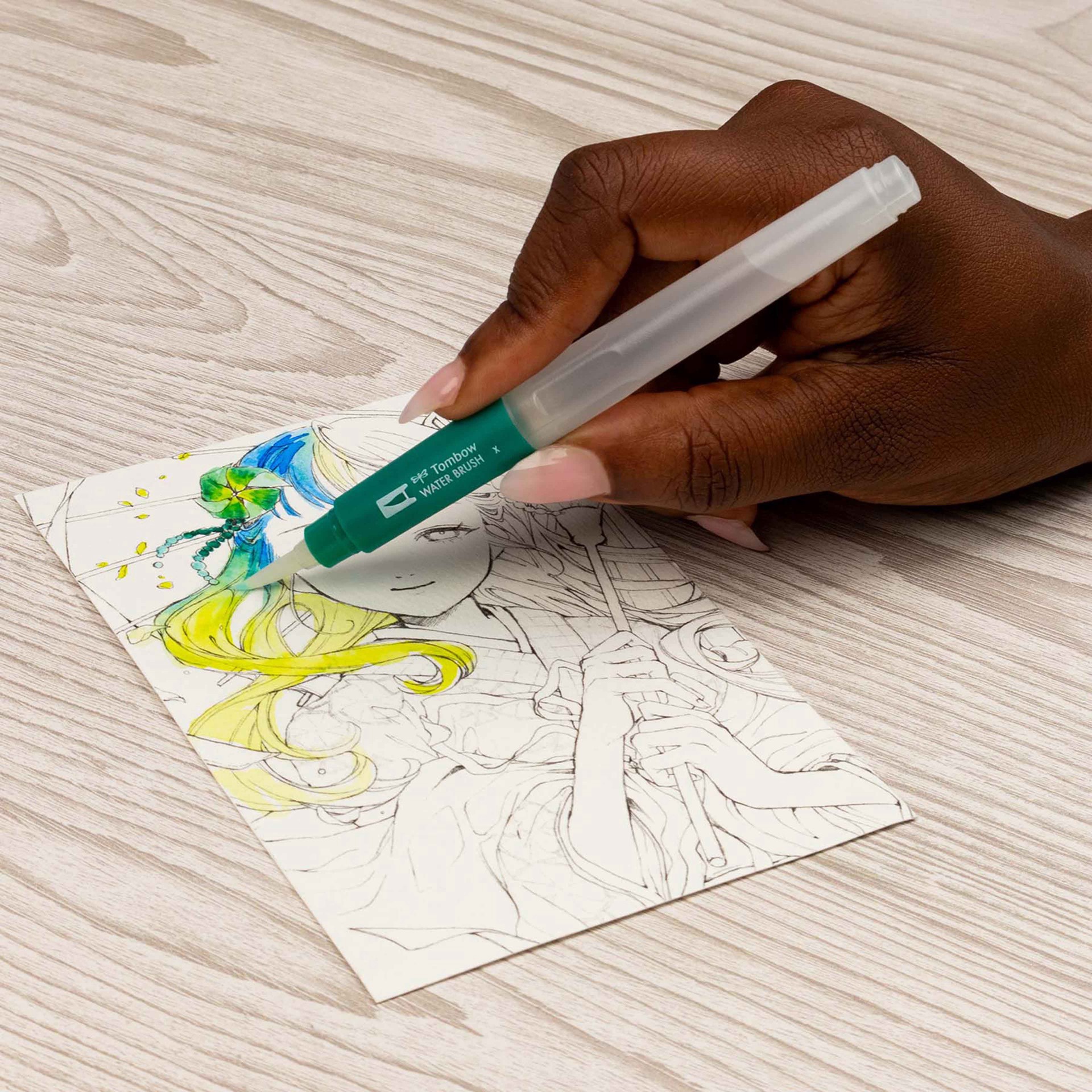 slide 4 of 11, Tombow Wind Manga Illustration Dual Brush Pen Art Set, 1 ct