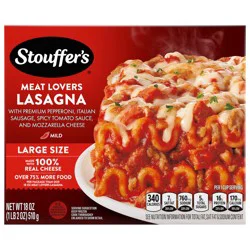 Stouffer''s Stouffer’s Meat Lovers Lasagna, Large Size, Oven Ready Lasagna, Easy Frozen Dinners